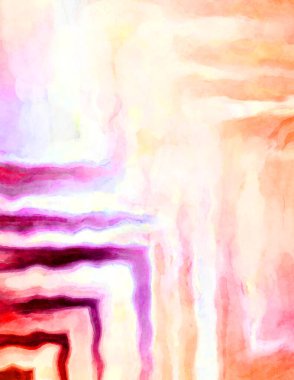 Soyut suluboya sanat eserleri. Fırça boyalı dijital resim. Renkli yaratıcı suluboya çizimi.