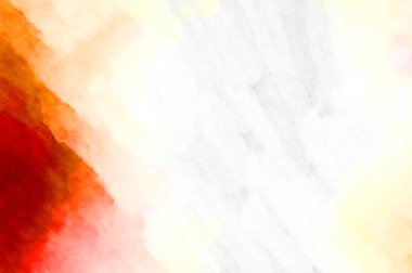 Soyut suluboya sanat eserleri. Fırça boyalı dijital resim. Renkli yaratıcı suluboya çizimi.