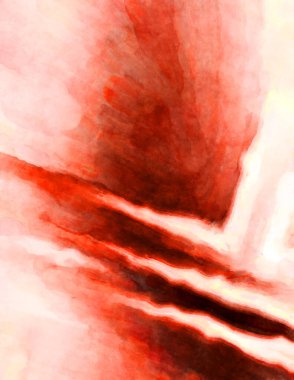 Soyut suluboya sanat eserleri. Fırça boyalı dijital resim. Renkli yaratıcı suluboya çizimi.