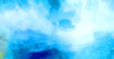 Soyut suluboya sanat eserleri. Fırça boyalı dijital resim. Renkli yaratıcı suluboya çizimi.