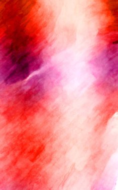 Soyut suluboya sanat eserleri. Fırça boyalı dijital resim. Renkli yaratıcı suluboya çizimi.