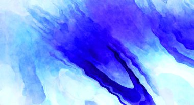 Soyut suluboya sanat eserleri. Fırça boyalı dijital resim. Renkli yaratıcı suluboya çizimi.