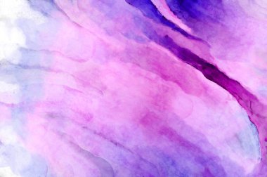 Soyut suluboya sanat eserleri. Fırça boyalı dijital resim. Renkli yaratıcı suluboya çizimi.