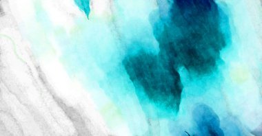 Soyut suluboya sanat eserleri. Fırça boyalı dijital resim. Renkli yaratıcı suluboya çizimi.