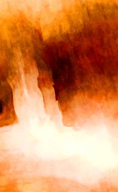 Soyut suluboya sanat eserleri. Fırça boyalı dijital resim. Renkli yaratıcı suluboya çizimi.