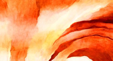 Soyut suluboya sanat eserleri. Fırça boyalı dijital resim. Renkli yaratıcı suluboya çizimi.