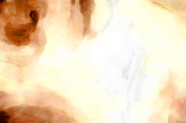 Soyut suluboya sanat eserleri. Fırça boyalı dijital resim. Renkli yaratıcı suluboya çizimi.