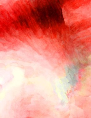 Soyut suluboya sanat eserleri. Fırça boyalı dijital resim. Renkli yaratıcı suluboya çizimi.