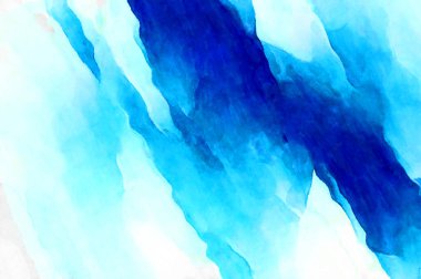 Soyut suluboya sanat eserleri. Fırça boyalı dijital resim. Renkli yaratıcı suluboya çizimi.