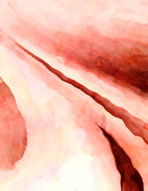 Soyut suluboya sanat eserleri. Fırça boyalı dijital resim. Renkli yaratıcı suluboya çizimi.