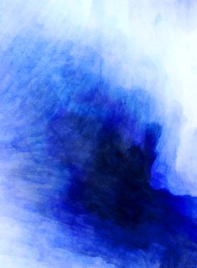 Soyut suluboya sanat eserleri. Fırça boyalı dijital resim. Renkli yaratıcı suluboya çizimi.