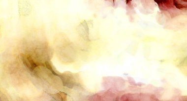 Soyut suluboya sanat eserleri. Fırça boyalı dijital resim. Renkli yaratıcı suluboya çizimi.