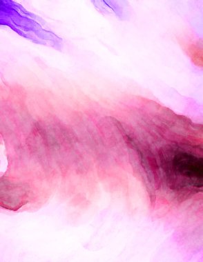 Soyut suluboya sanat eserleri. Fırça boyalı dijital resim. Renkli yaratıcı suluboya çizimi.