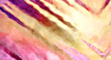 Soyut suluboya sanat eserleri. Fırça boyalı dijital resim. Renkli yaratıcı suluboya çizimi.