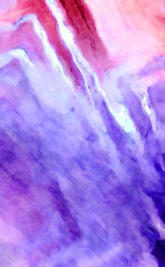 Soyut suluboya sanat eserleri. Fırça boyalı dijital resim. Renkli yaratıcı suluboya çizimi.