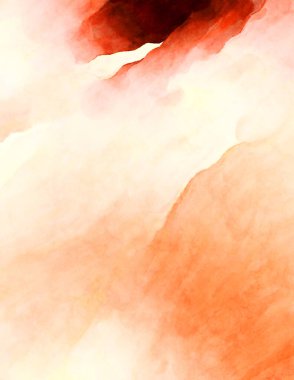 Soyut suluboya sanat eserleri. Fırça boyalı dijital resim. Renkli yaratıcı suluboya çizimi.