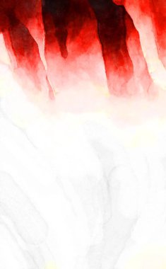 Soyut suluboya sanat eserleri. Fırça boyalı dijital resim. Renkli yaratıcı suluboya çizimi.