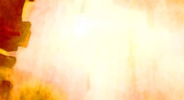 Soyut suluboya sanat eserleri. Fırça boyalı dijital resim. Renkli yaratıcı suluboya çizimi.