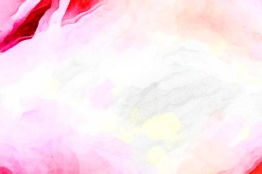 Soyut suluboya sanat eserleri. Fırça boyalı dijital resim. Renkli yaratıcı suluboya çizimi.