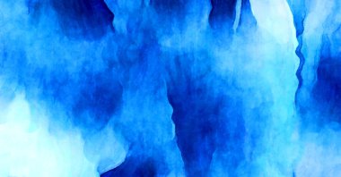 Soyut suluboya sanat eserleri. Fırça boyalı dijital resim. Renkli yaratıcı suluboya çizimi.