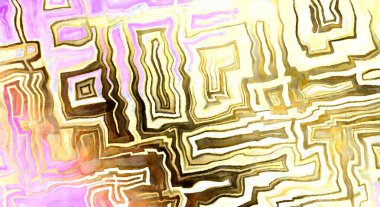 Soyut suluboya sanat eserleri. Fırça boyalı dijital resim. Renkli yaratıcı suluboya çizimi.