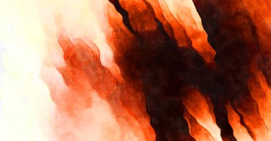 Soyut suluboya sanat eserleri. Fırça boyalı dijital resim. Renkli yaratıcı suluboya çizimi.