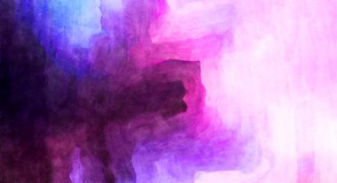 Soyut suluboya sanat eserleri. Fırça boyalı dijital resim. Renkli yaratıcı suluboya çizimi.