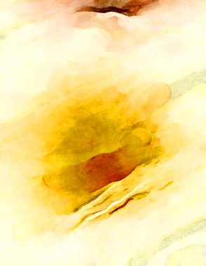 Soyut suluboya sanat eserleri. Fırça boyalı dijital resim. Renkli yaratıcı suluboya çizimi.