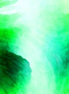 Soyut suluboya sanat eserleri. Fırça boyalı dijital resim. Renkli yaratıcı suluboya çizimi.