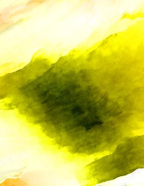 Soyut suluboya sanat eserleri. Fırça boyalı dijital resim. Renkli yaratıcı suluboya çizimi.