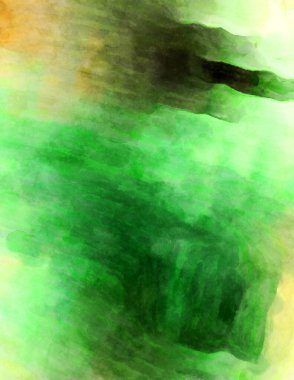 Soyut suluboya sanat eserleri. Fırça boyalı dijital resim. Renkli yaratıcı suluboya çizimi.