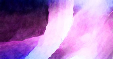 Soyut suluboya sanat eserleri. Fırça boyalı dijital resim. Renkli yaratıcı suluboya çizimi.