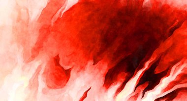 Soyut suluboya sanat eserleri. Fırça boyalı dijital resim. Renkli yaratıcı suluboya çizimi.