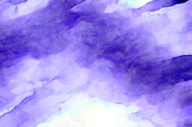 Soyut suluboya sanat eserleri. Fırça boyalı dijital resim. Renkli yaratıcı suluboya çizimi.