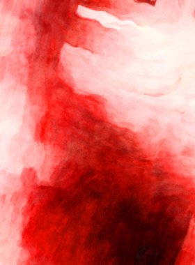 Soyut suluboya sanat eserleri. Fırça boyalı dijital resim. Renkli yaratıcı suluboya çizimi.