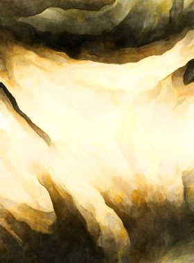 Soyut suluboya sanat eserleri. Fırça boyalı dijital resim. Renkli yaratıcı suluboya çizimi.