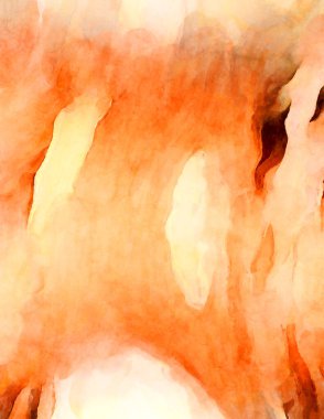 Soyut suluboya sanat eserleri. Fırça boyalı dijital resim. Renkli yaratıcı suluboya çizimi.