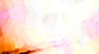 Soyut suluboya sanat eserleri. Fırça boyalı dijital resim. Renkli yaratıcı suluboya çizimi.