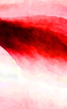 Soyut suluboya sanat eserleri. Fırça boyalı dijital resim. Renkli yaratıcı suluboya çizimi.