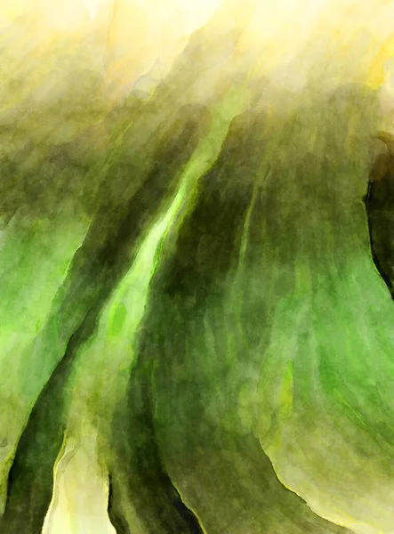 Soyut suluboya sanat eserleri. Fırça boyalı dijital resim. Renkli yaratıcı suluboya çizimi.