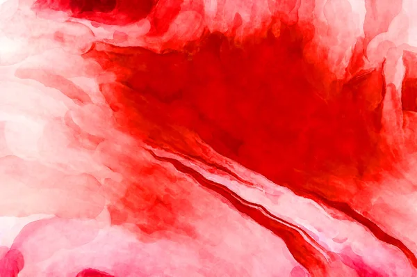 Soyut suluboya sanat eserleri. Fırça boyalı dijital resim. Renkli yaratıcı suluboya çizimi.