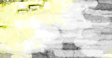 Soyut suluboya sanat eserleri. Fırça boyalı dijital resim. Renkli yaratıcı suluboya çizimi.