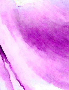 Soyut suluboya sanat eserleri. Fırça boyalı dijital resim. Renkli yaratıcı suluboya çizimi.