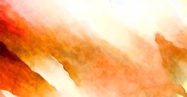 Soyut suluboya sanat eserleri. Fırça boyalı dijital resim. Renkli yaratıcı suluboya çizimi.