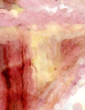 Soyut suluboya sanat eserleri. Fırça boyalı dijital resim. Renkli yaratıcı suluboya çizimi.