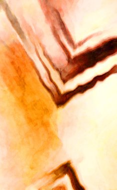 Soyut suluboya sanat eserleri. Fırça boyalı dijital resim. Renkli yaratıcı suluboya çizimi.