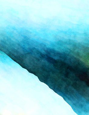 Soyut suluboya sanat eserleri. Fırça boyalı dijital resim. Renkli yaratıcı suluboya çizimi.