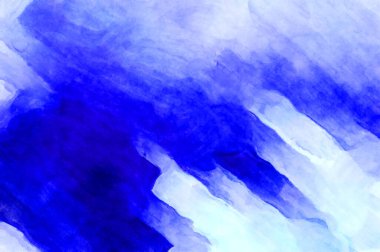 Soyut suluboya sanat eserleri. Fırça boyalı dijital resim. Renkli yaratıcı suluboya çizimi.