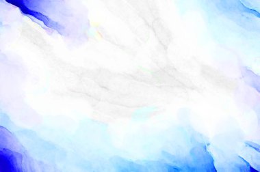 Soyut suluboya sanat eserleri. Fırça boyalı dijital resim. Renkli yaratıcı suluboya çizimi.