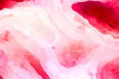 Soyut suluboya sanat eserleri. Fırça boyalı dijital resim. Renkli yaratıcı suluboya çizimi.